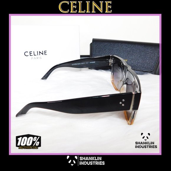 🤍🐼CÉLINE🐼🤍 Two Tone Gradient Sunglasses W/ Purple Lenses CL41756 - Picture 8 of 14